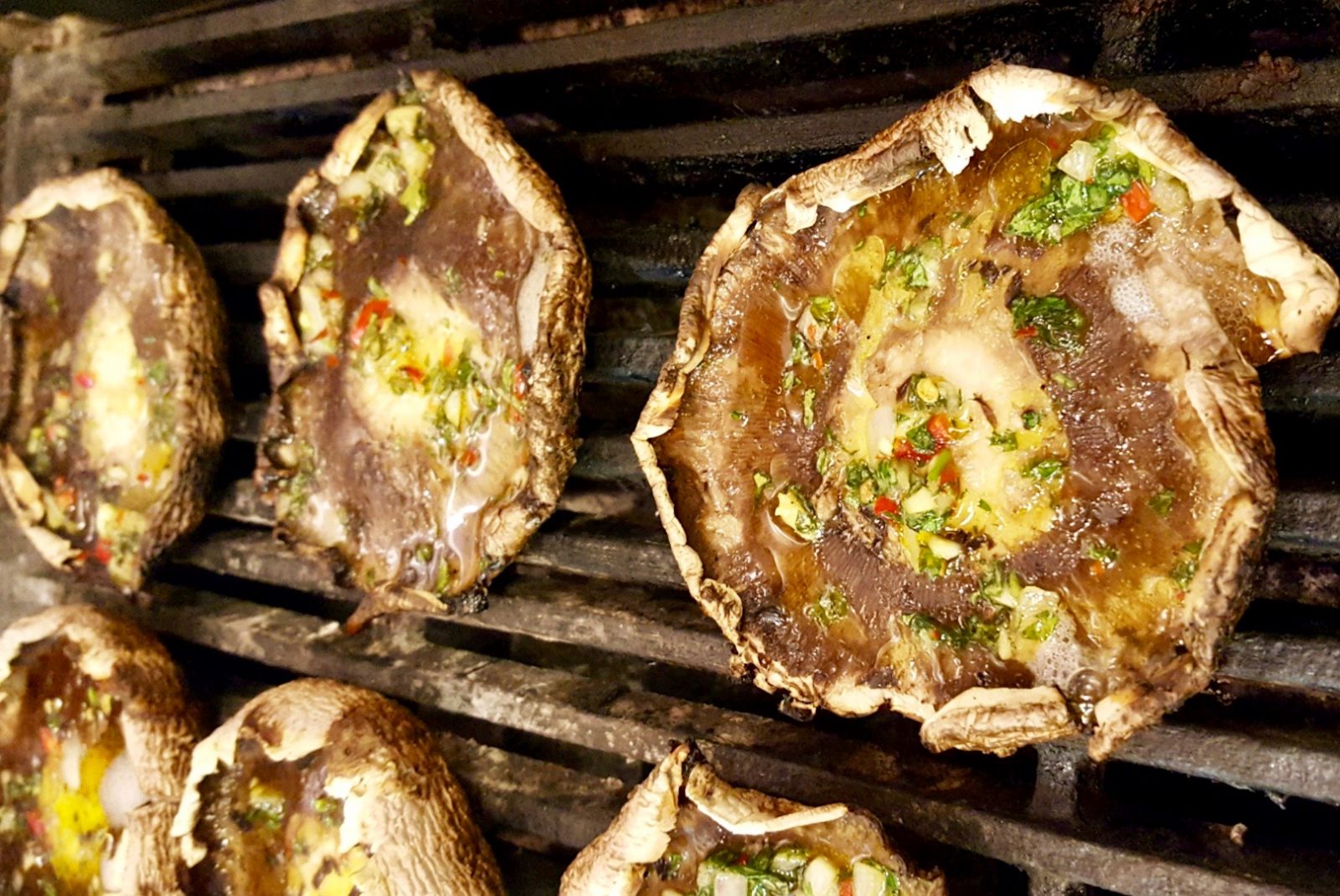 Grilled Peppery Wild Mushroom Salsa